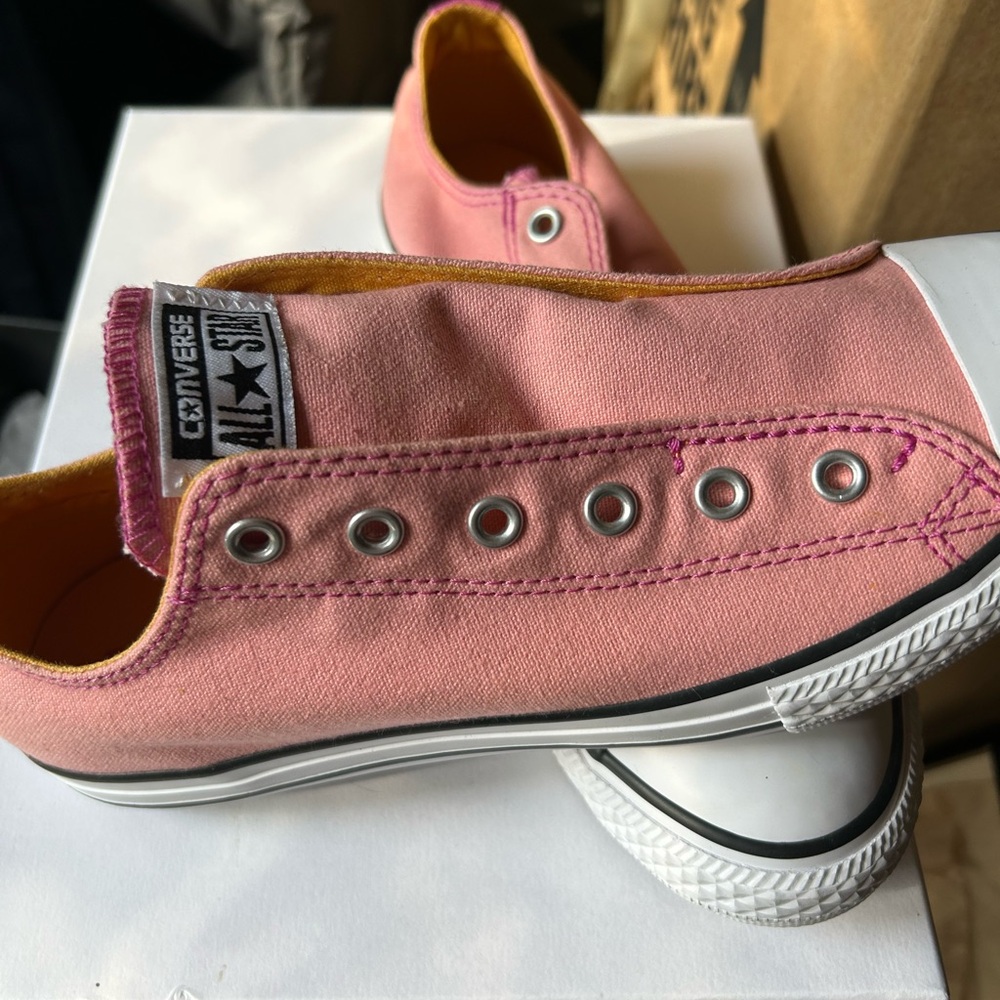 Converse Pink Canvas Shoes